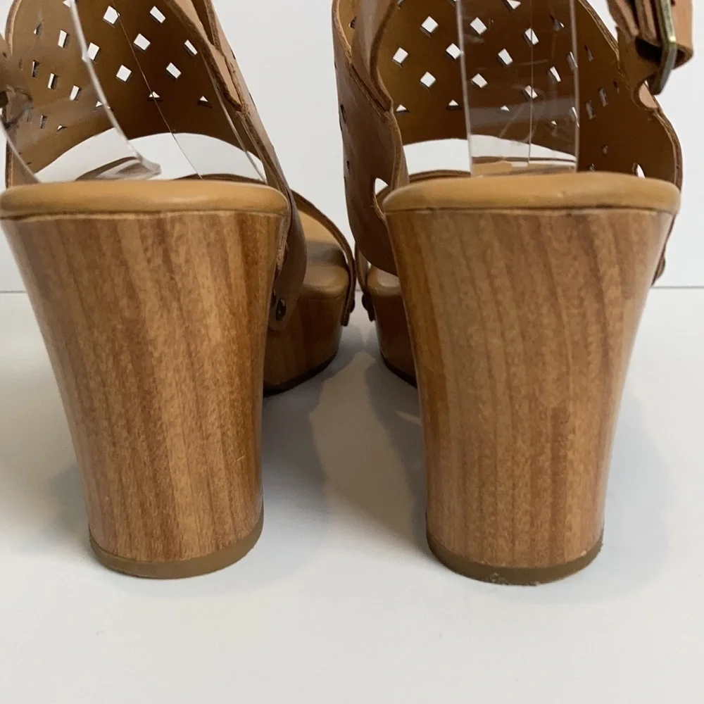 Korks by Kork Ease Alliana Slingback Platform Sandals Clogs 9 Bohemian Summer